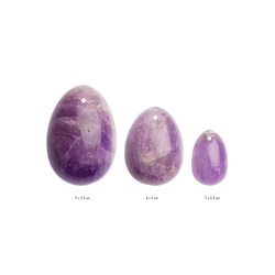 La Gemmes - Yoni Ei Set Amethist Kegel Trainers (S/M/L) La Gemmes - Yoni Ei Set Amethist Kegel Trainers (S/M/L) Toys for Her